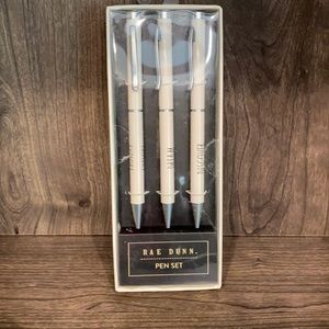 Rae Dunn Pen Set EXPLORE DREAM DISCOVER Set of 3